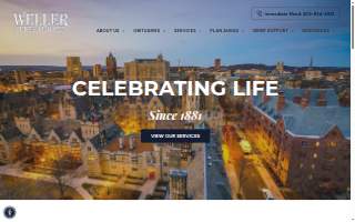 Weller Funeral Home website
