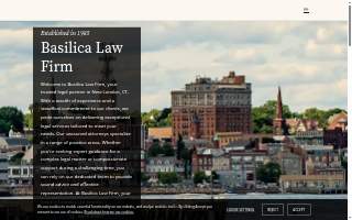 Basilica Law Firm website