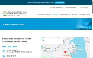 Connecticut Behavioral Health Associates, P.C. of New London website