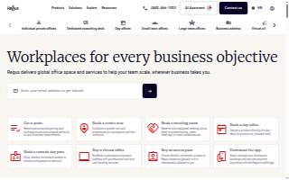 Regus website