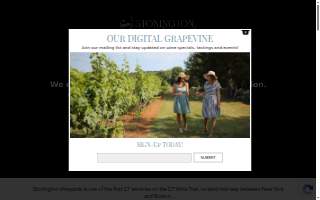 Stonington Vineyards of New London website