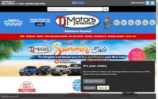 TJ Motors website
