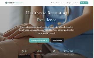 MedStaff Nationwide of New Milford website