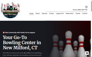 New Milford Lanes Bowling website