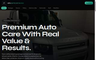 OPC auto detailing website
