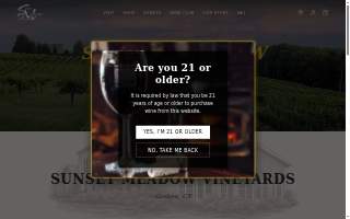 Sunset Meadow Vineyards of New Milford website