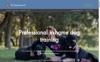 TLC Dog Trainer website