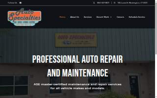 Auto Specialties website