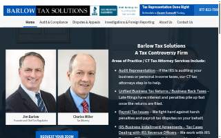 Barlow Tax Solutions website