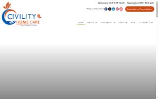 Civility Home Care - Newington CT website