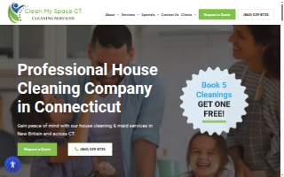 Clean My Space CT of Newington website