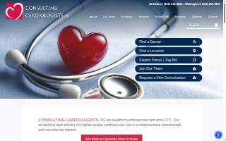 Consulting Cardiologists, PC website