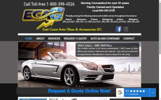 East Coast Auto Glass website