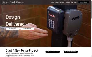 Hartford Fence Company of Newington website