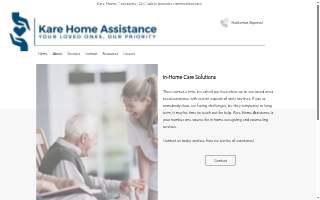 Kare Home Assistance website