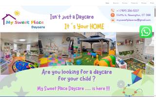 My Sweet Place Daycare website
