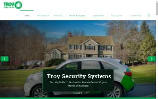 Troy Security Systems of Newington website