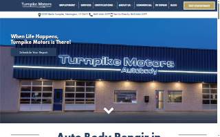 Turnpike Motors Auto Body website