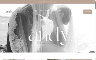 Andy Lee Photography website