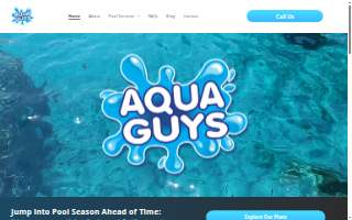 Aqua Guys - Swimming Pool Service, Brookfield of Newtown website