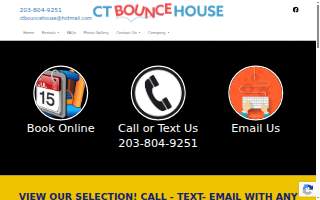 CT Bounce House website
