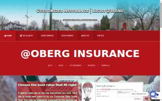 Oberg Insurance Inc website