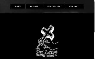 Red Letters Tattoo website