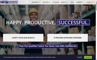 StaffWorks, Inc. website