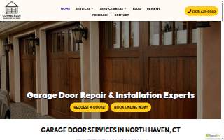 Connecticut Garage Doors, LLC website