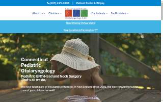 Connecticut Pediatric Otolaryngology website