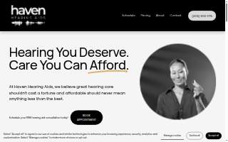 Haven Hearing Aids of North Haven website