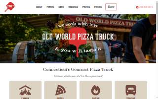 Old World Pizza Truck website