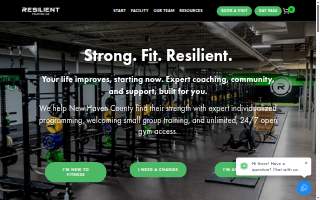 Resilient Training Lab website