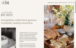 SKBT Catering + Events | Caterer for Weddings and Events in CT website
