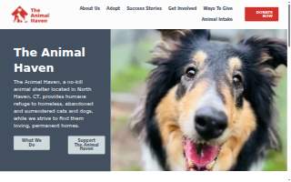 The Animal Haven, Inc. website