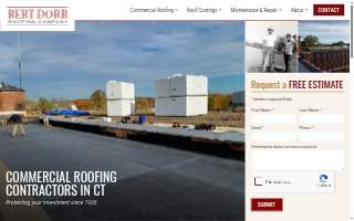 The Bert Dorr Roofing Company of North Haven website