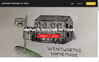 Wentworth Homemade Ice Cream website