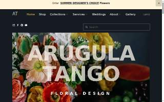 Arugula Tango website