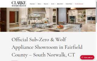 Clarke Showroom - South Norwalk website