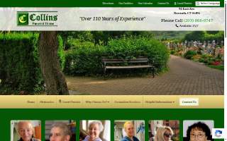 Collins Funeral Home website