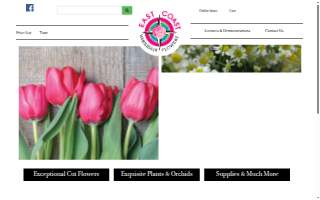 East Coast Wholesale Flowers website