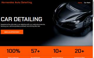 Hernandez Auto Detailing website