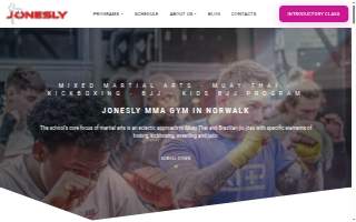 Jonesly MMA Academy website