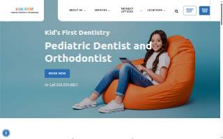 Kids First Dentistry & Orthodontics Norwalk website