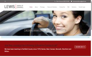 Lewis School of Driving Inc website