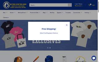 Nutmeg Sporting Goods website