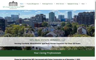 WFL Real Estate Services website