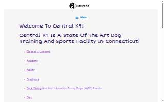 Central K-9 website