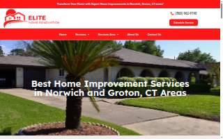 Elite Home Renovation Norwich website
