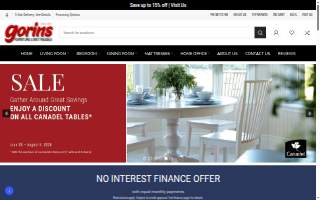 Gorins Furniture Inc of Norwich website